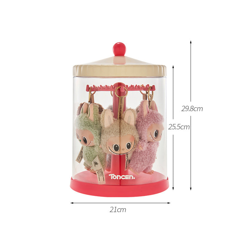 Transparent Rotating Protective Box